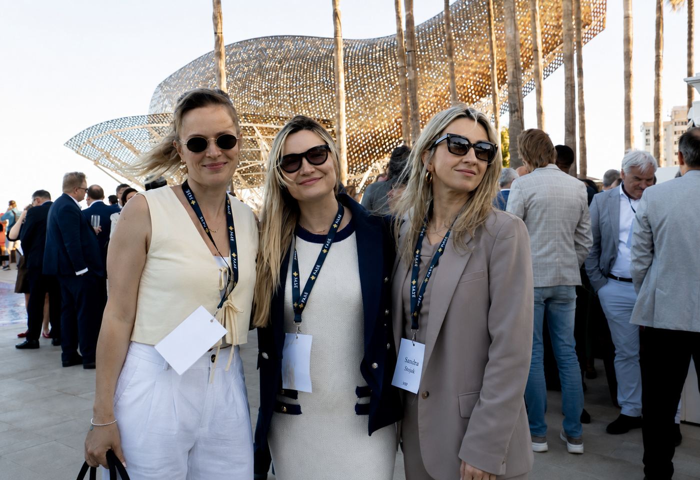 Guests networking at the MGA Rendezvous 2026 evening reception at Hotel Arts Barcelona
